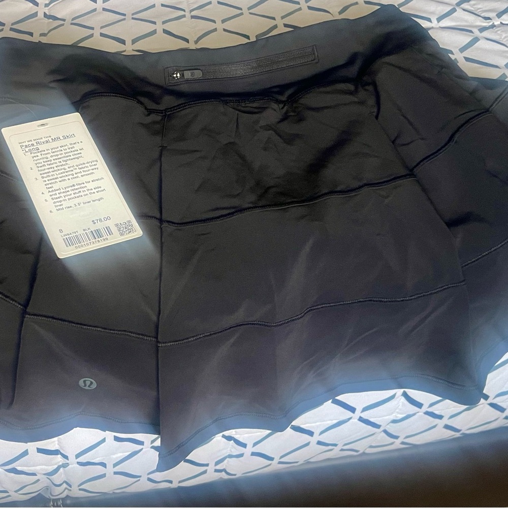 Lululemon Black Skirt